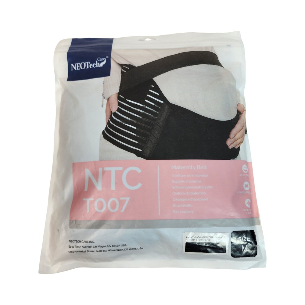 Neotech Care NTC T007 Maternity Belly Band‎ Support Belt Size M Black